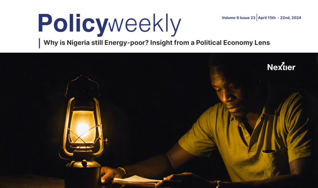Why is Nigeria still Energy-poor? Insight from a Political Economy Lens