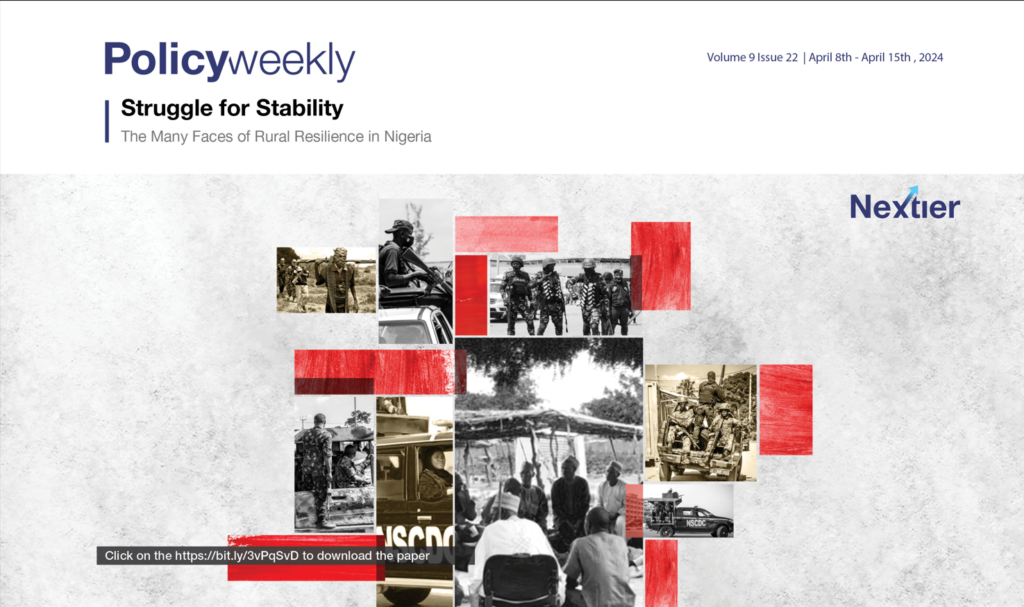 Struggle for Stability: The Many Faces of Rural Resilience in Nigeria