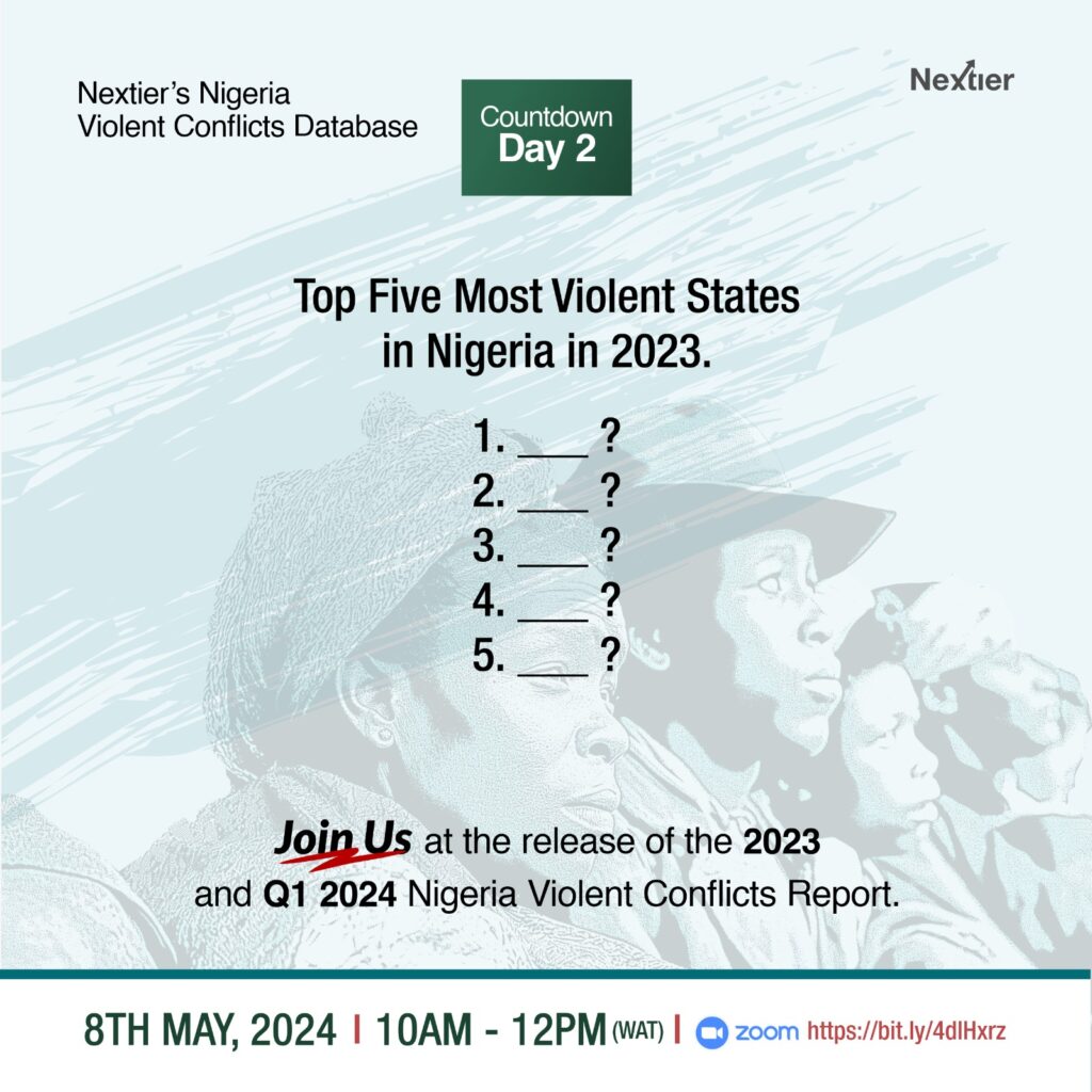Release of the 2023 and Q1 2024 Nigeria Violent Conflicts Report